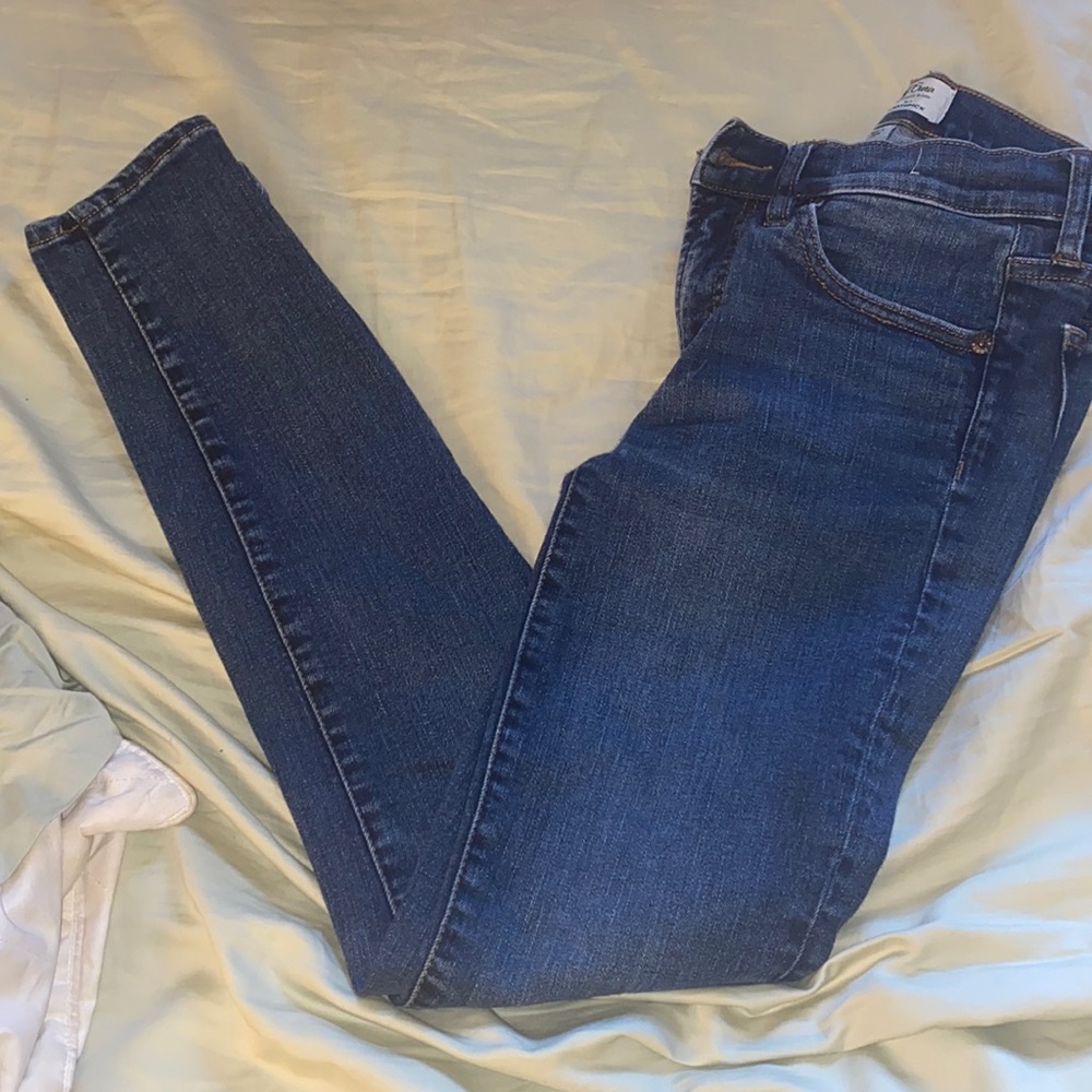 Jcrew 8” toothpick skinny jeans size 26